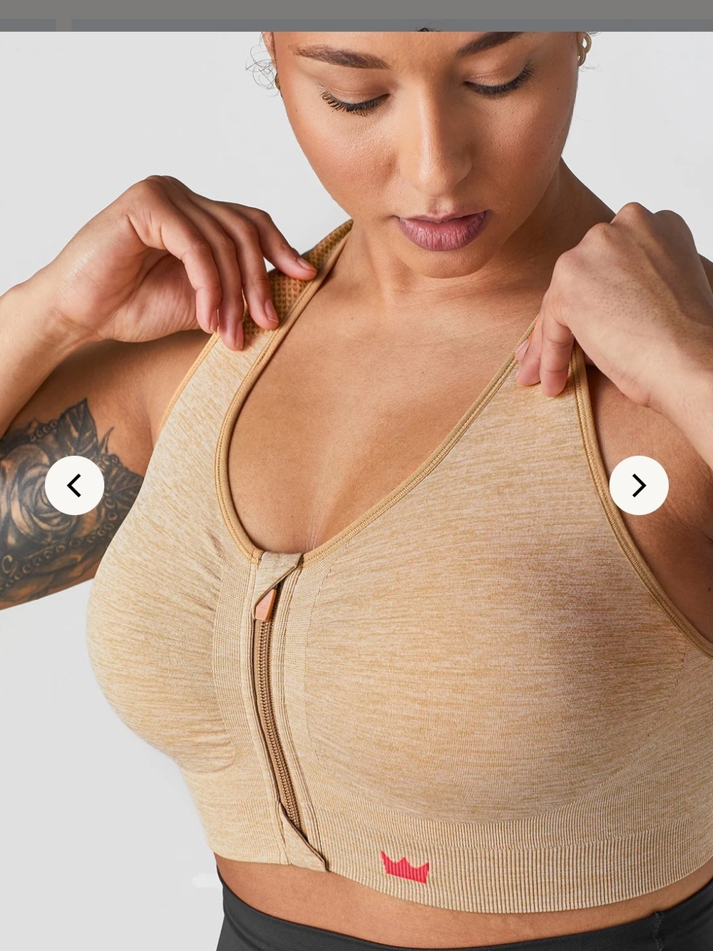 SHEFIT Lounge Bra -Honey Wheat, Luxe